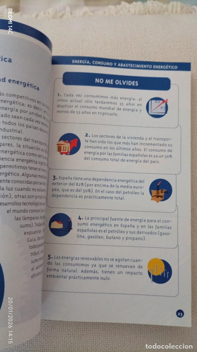 Libros de segunda mano de ciencias: Gu&iacute;a pr&aacute;ctica de la energ&iacute;a. Consumo eficiente y responsable. IDAE, 2007 - Foto 3