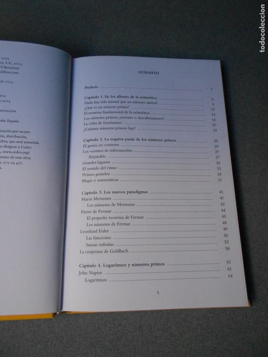 Libros de segunda mano de ciencias: EL MISTERIO DE LOS NUMEROS PRIMOS - Foto 3