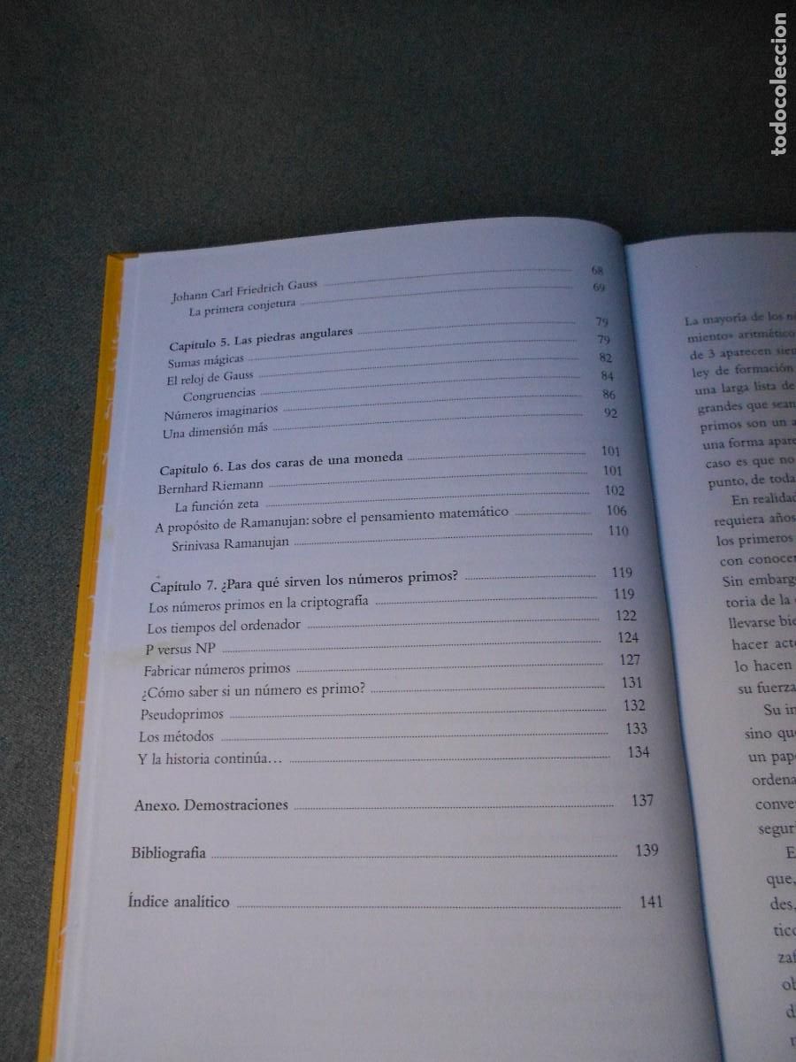 Libros de segunda mano de ciencias: EL MISTERIO DE LOS NUMEROS PRIMOS - Foto 4