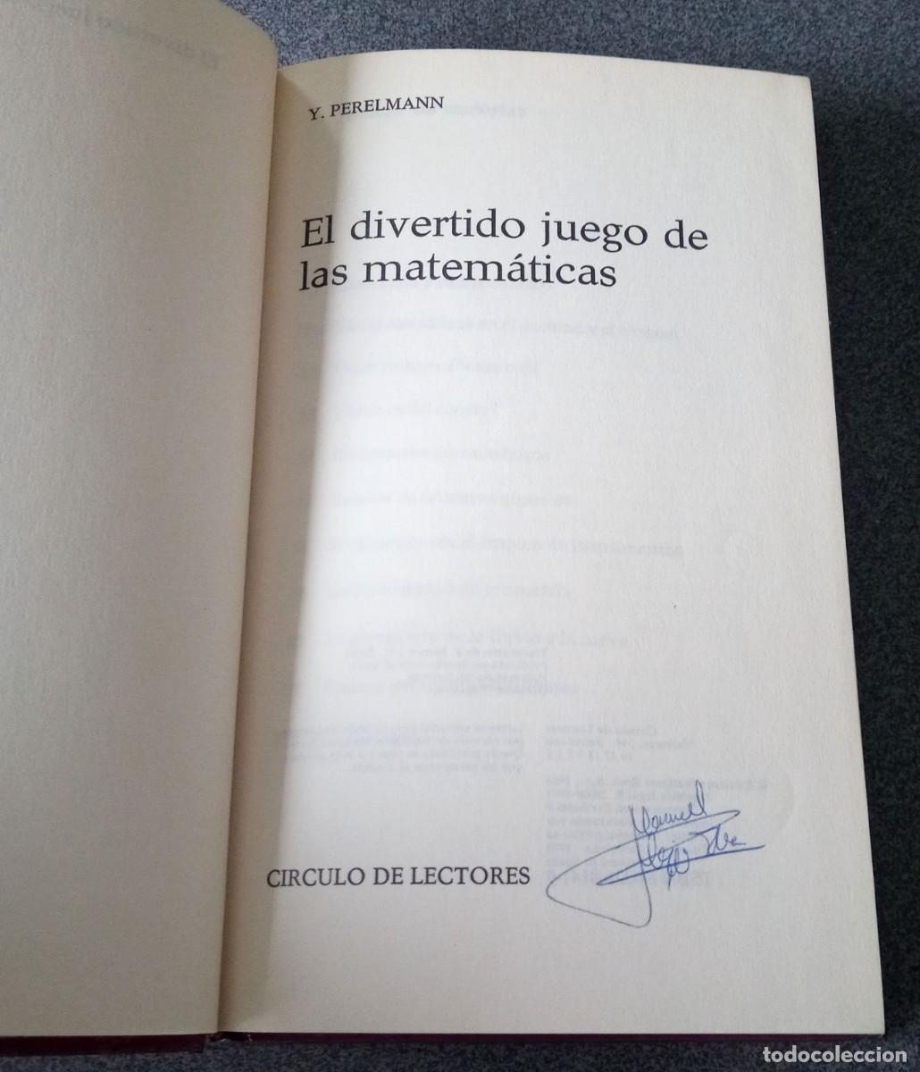 Libros de segunda mano de ciencias: El Divertido Juego De Las Matem&aacute;ticas Y.Perelmann - Foto 3