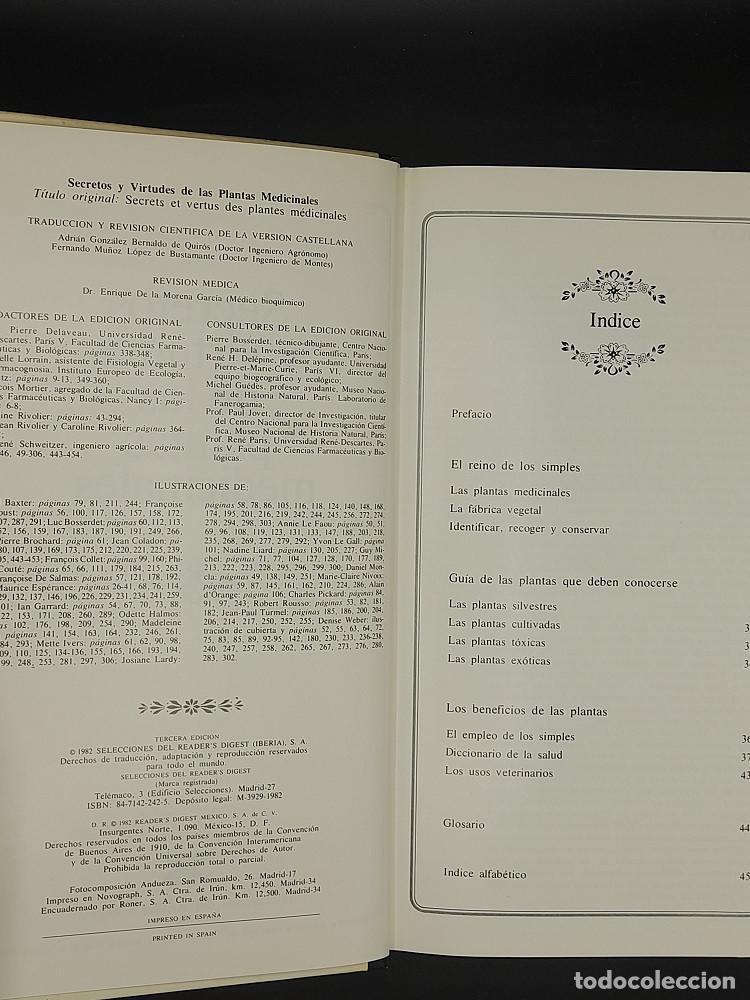 Libros de segunda mano: Secretos y virtudes de las plantas medicinales - Foto 2