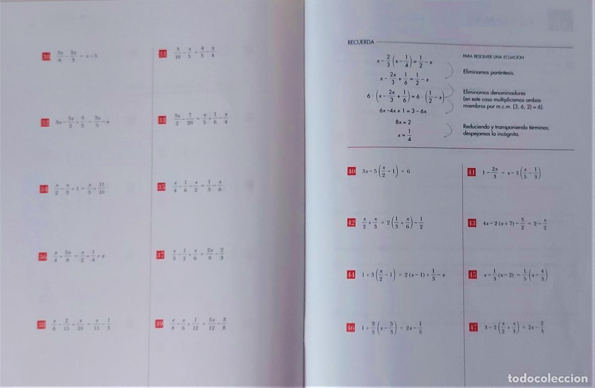 Libros de segunda mano de ciencias: ANAYA - 1&ordm; ESO - CUADERNO DE &Aacute;LGEBRA - Foto 3