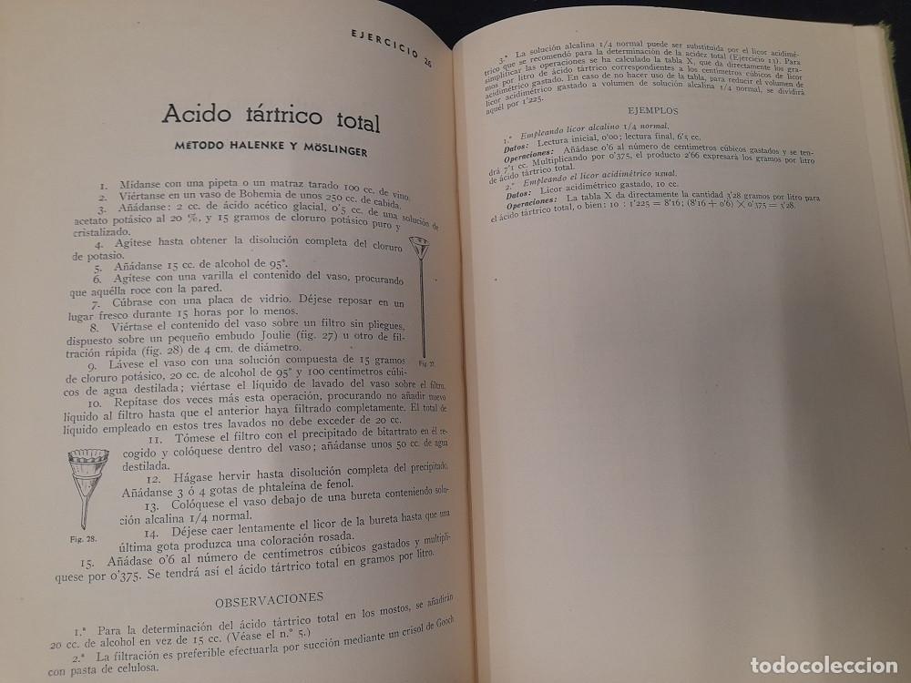 Libros de segunda mano: Ejercicios de an&aacute;lisis de vinos - Isidro Campllonch y Romeu - Foto 3