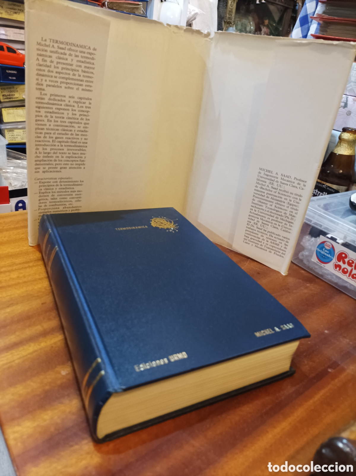Second hand books of Sciences: TERMODIN&Aacute;MICA.TEORIA Y APLICACIONES T&Eacute;CNICAS.MICHEL A. SAAD . EDICIONES URMO
