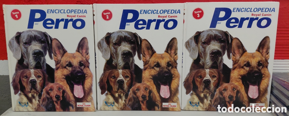 Libros de segunda mano: Enciclopedia del perro. Royal Canin. Tomos 1, 2 y 3 - Foto 1