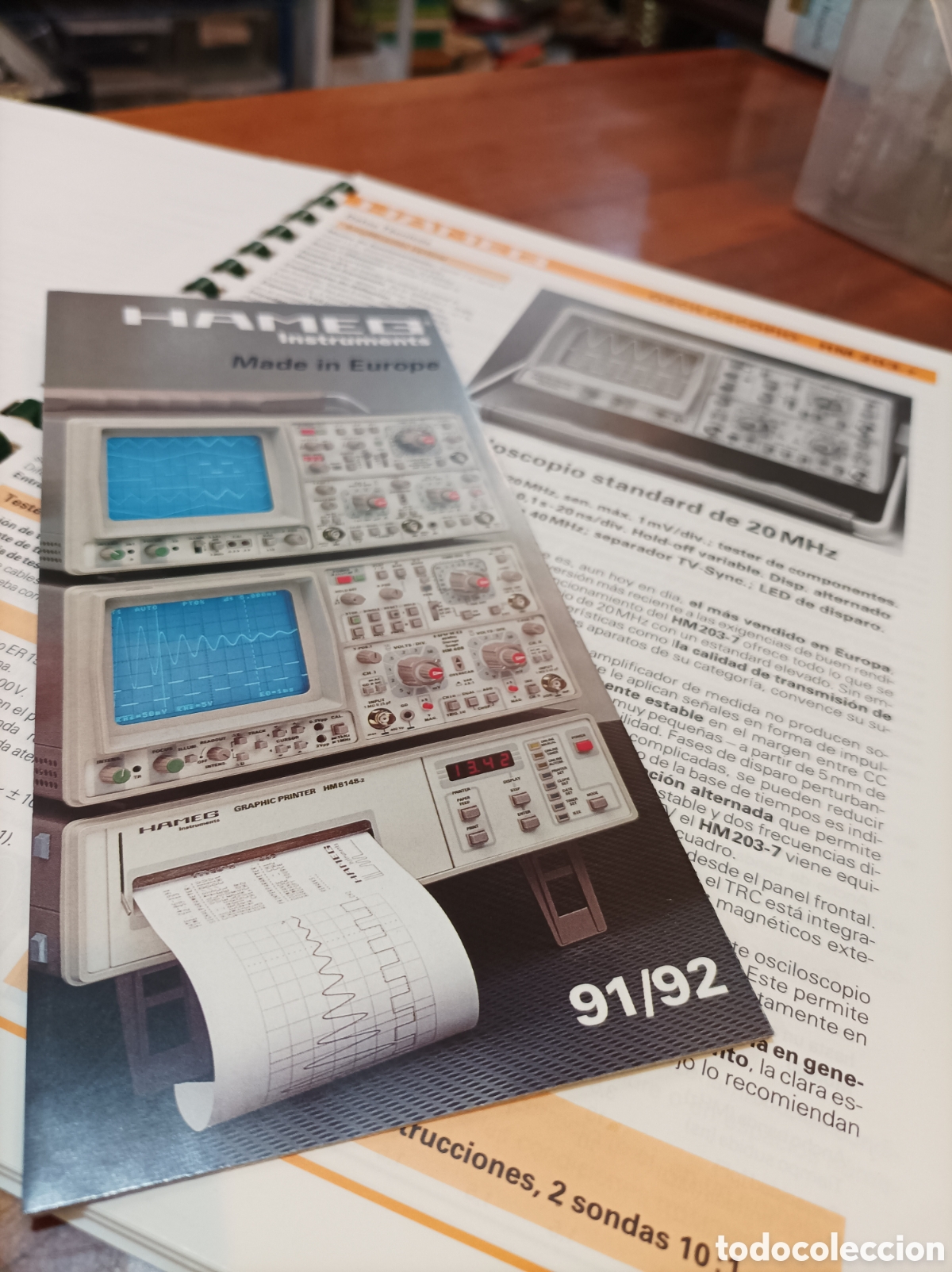 Libros de segunda mano de ciencias: MANUAL OSCILOSCOPIO HM203-7.HAMEG INSTRUMENTS - Foto 2