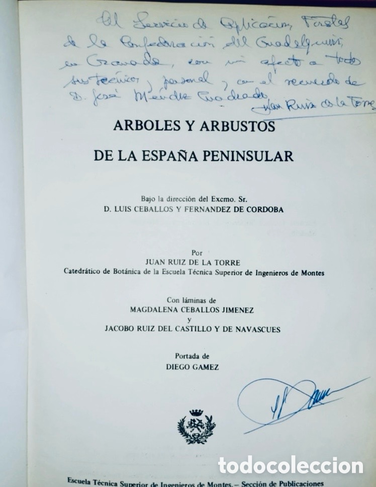 Libros de segunda mano: ARBOLES Y ARBUSTOS DE LA ESPA&Ntilde;A PENINSULAR. - Foto 2