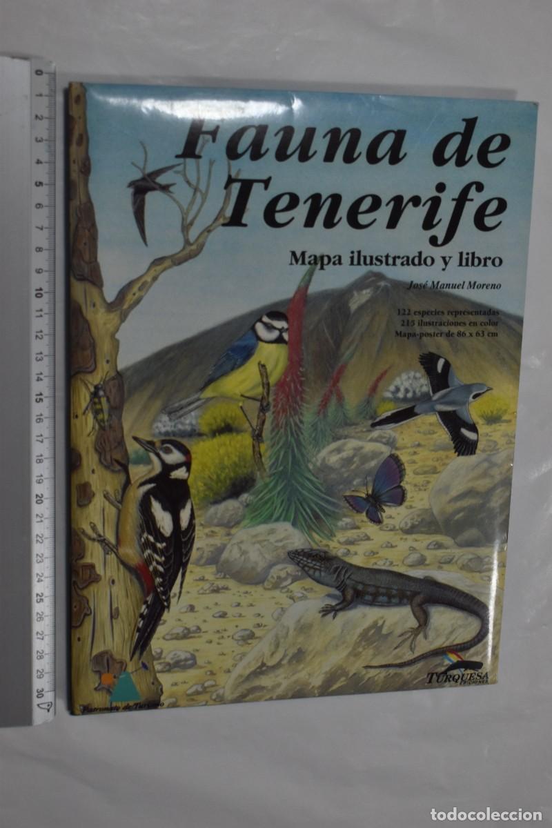 Libros de segunda mano: FAUNA DE TENERIFE MAPA ILUSTRADO Y LIBRO. JOSE MANUEL MORENO - Foto 1