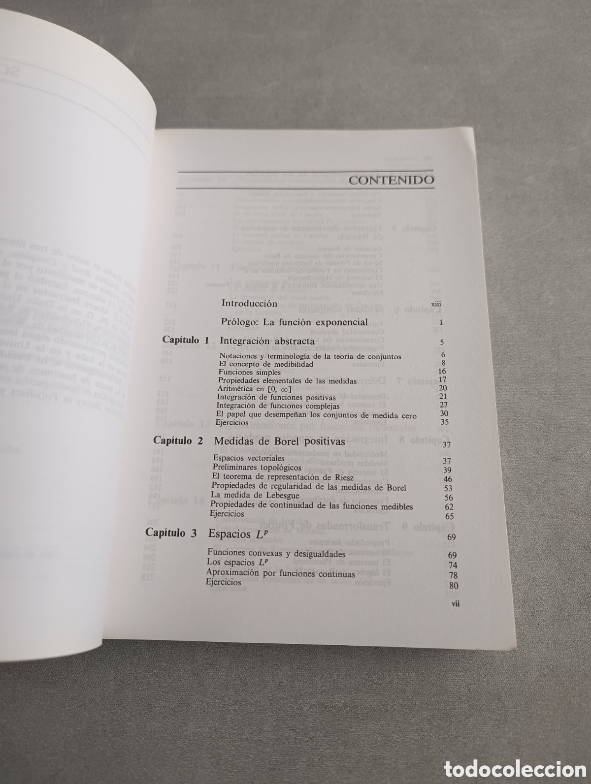 Libros de segunda mano de ciencias: AN&Aacute;LISIS REAL Y COMPLEJO. WALTER RUDIN. - Foto 6