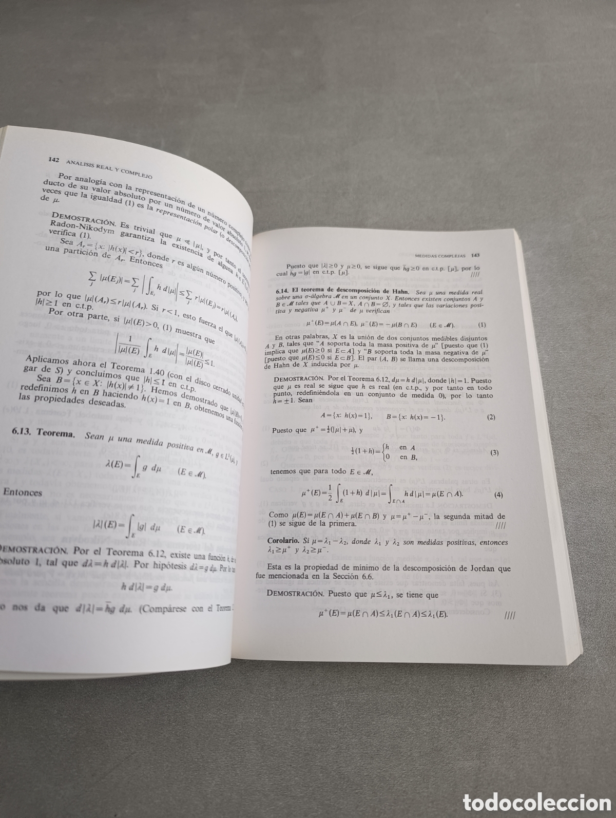Libros de segunda mano de ciencias: AN&Aacute;LISIS REAL Y COMPLEJO. WALTER RUDIN. - Foto 10