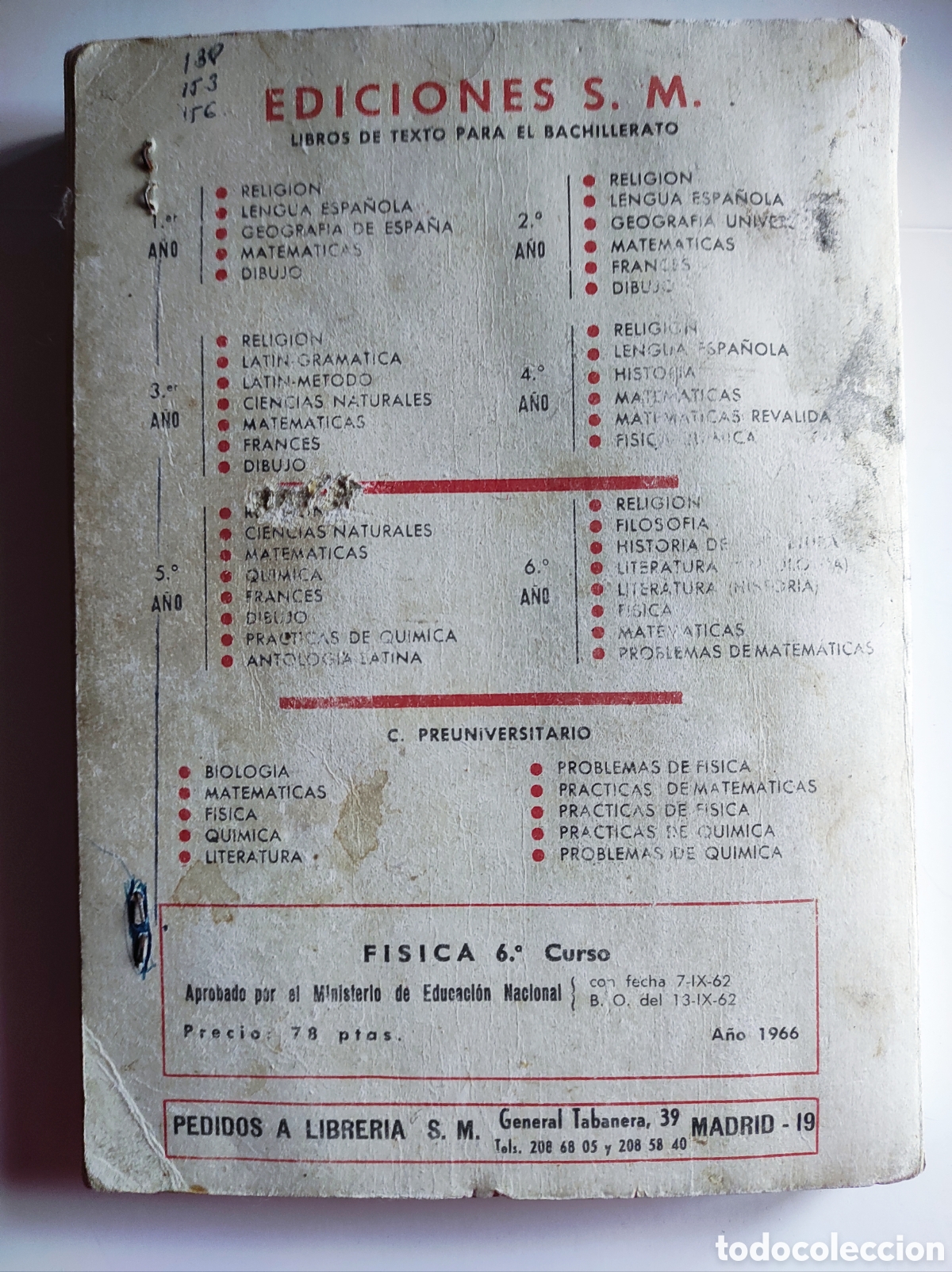 Libros de segunda mano de ciencias: Libro f&iacute;sica sexto curso - Foto 7