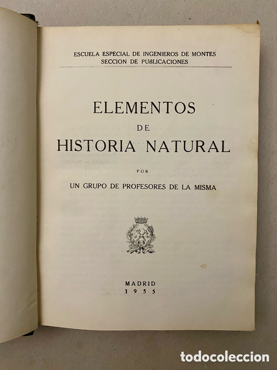 Libros de segunda mano: ELEMENTOS DE HISTORIA NATURAL. INGENIERIA. - Foto 4