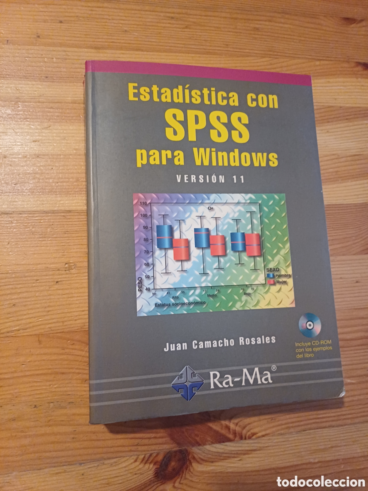 Libros de segunda mano de ciencias: Estadistica con SPSS para Windows Camacho Incluye CD - Foto 1