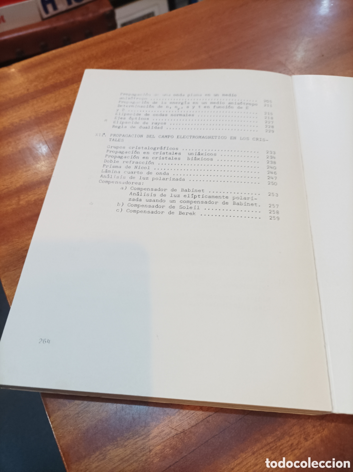 Libros de segunda mano de ciencias: INTRODUCCI&Oacute;N AL ESTUDIO DE LA ESTRUCTURA DE LA MATERIA Y A LA TEOR&Iacute;A ELECTROMAGNETICA DE LA LUZ.. - Foto 4