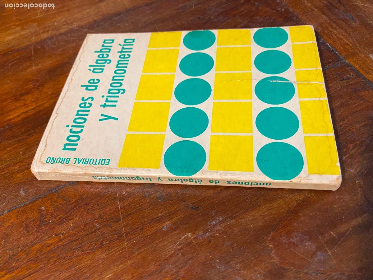 Libros de segunda mano de ciencias: Nociones de &aacute;lgebra y trigonometr&iacute;a, 19&ordf; edici&oacute;n, Bru&ntilde;o, 1976 - Foto 1