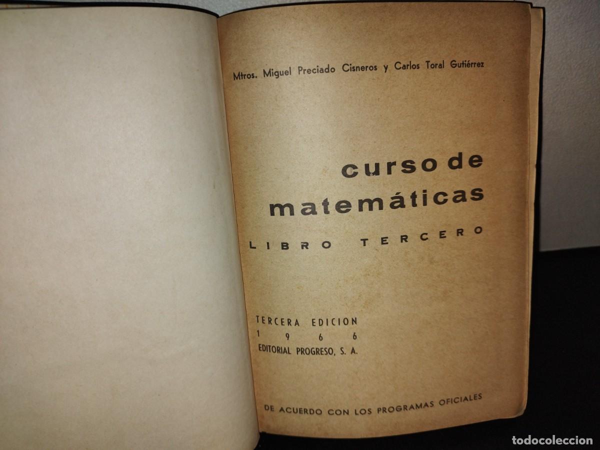 Libros de segunda mano de ciencias: 209- CURSO DE MATEM&Aacute;TICAS 3 - PRECIADO-TORAL - Foto 3