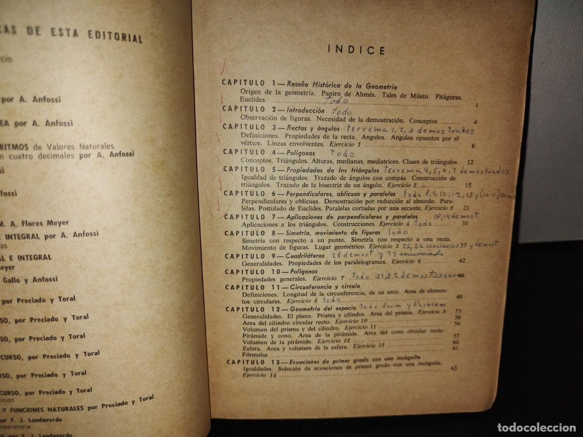 Libros de segunda mano de ciencias: 209- CURSO DE MATEM&Aacute;TICAS 3 - PRECIADO-TORAL - Foto 5