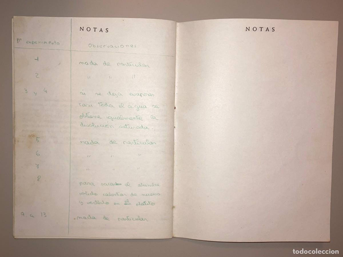 Libros de segunda mano de ciencias: Libro de Experiencias Qu&iacute;micas, Laboratorio CEFA, QUIMICEFA. 1972. - Foto 7