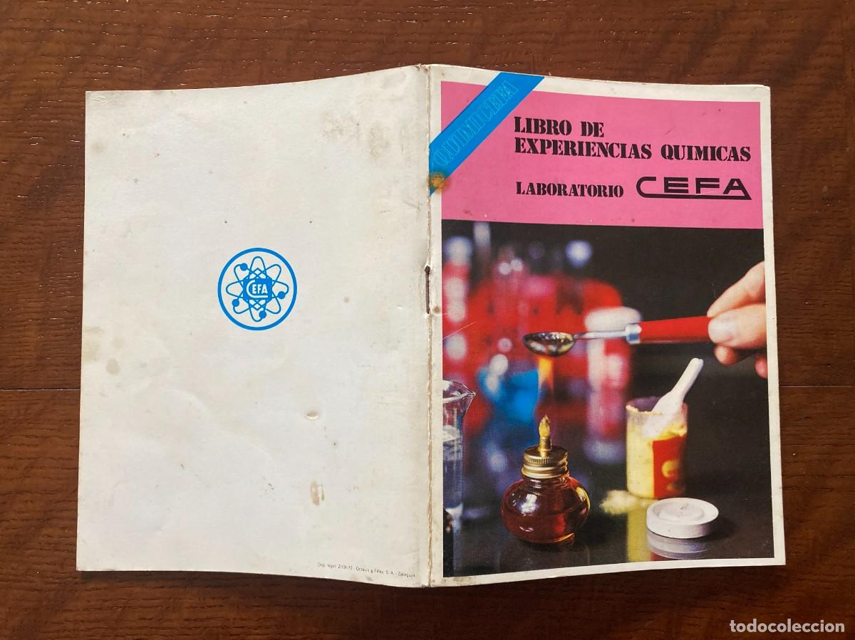 Libros de segunda mano de ciencias: Libro de Experiencias Qu&iacute;micas, Laboratorio CEFA, QUIMICEFA. 1972. - Foto 8