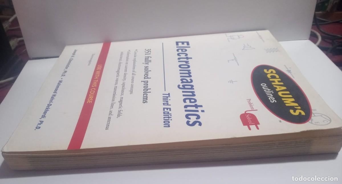 Libros de segunda mano de ciencias: Electromagnetics Edminister Serie Schaum Ingles - Foto 3