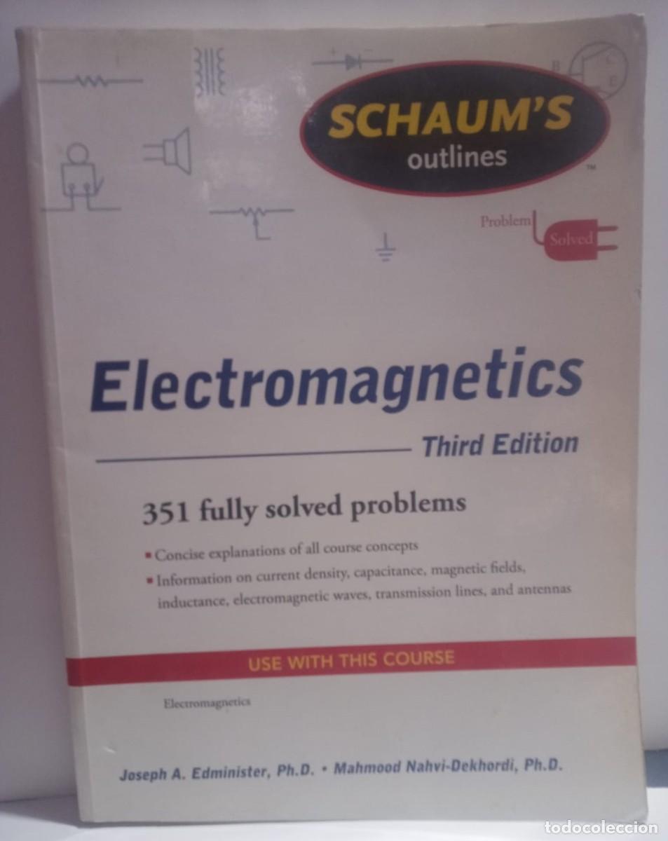 Libros de segunda mano de ciencias: Electromagnetics Edminister Serie Schaum Ingles - Foto 4