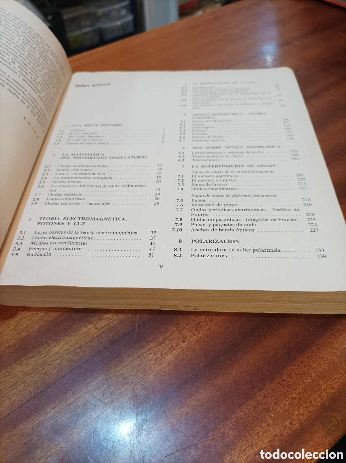 Libros de segunda mano de ciencias: &Oacute;PTICA .HECHT/ZAJAC . EDICI&Oacute;N 1977 - Foto 2