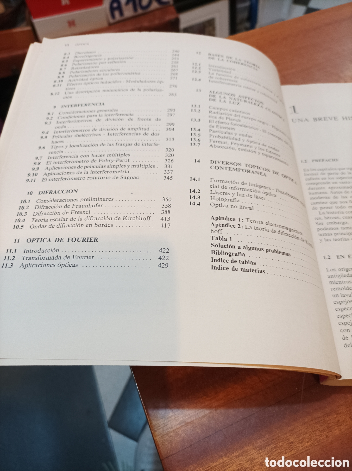 Libros de segunda mano de ciencias: &Oacute;PTICA .HECHT/ZAJAC . EDICI&Oacute;N 1977 - Foto 3