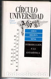 Libros de segunda mano de ciencias: Introducci&oacute;n a la estad&iacute;stica, Amos/ Brown/ Mink - Foto 1