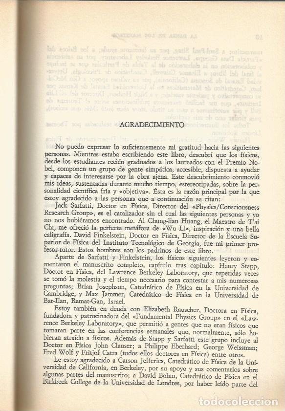 Libros de segunda mano de ciencias: LA DANZA DE LOS MAESTROS DEL WU LI - GARY ZUKAV - Foto 4