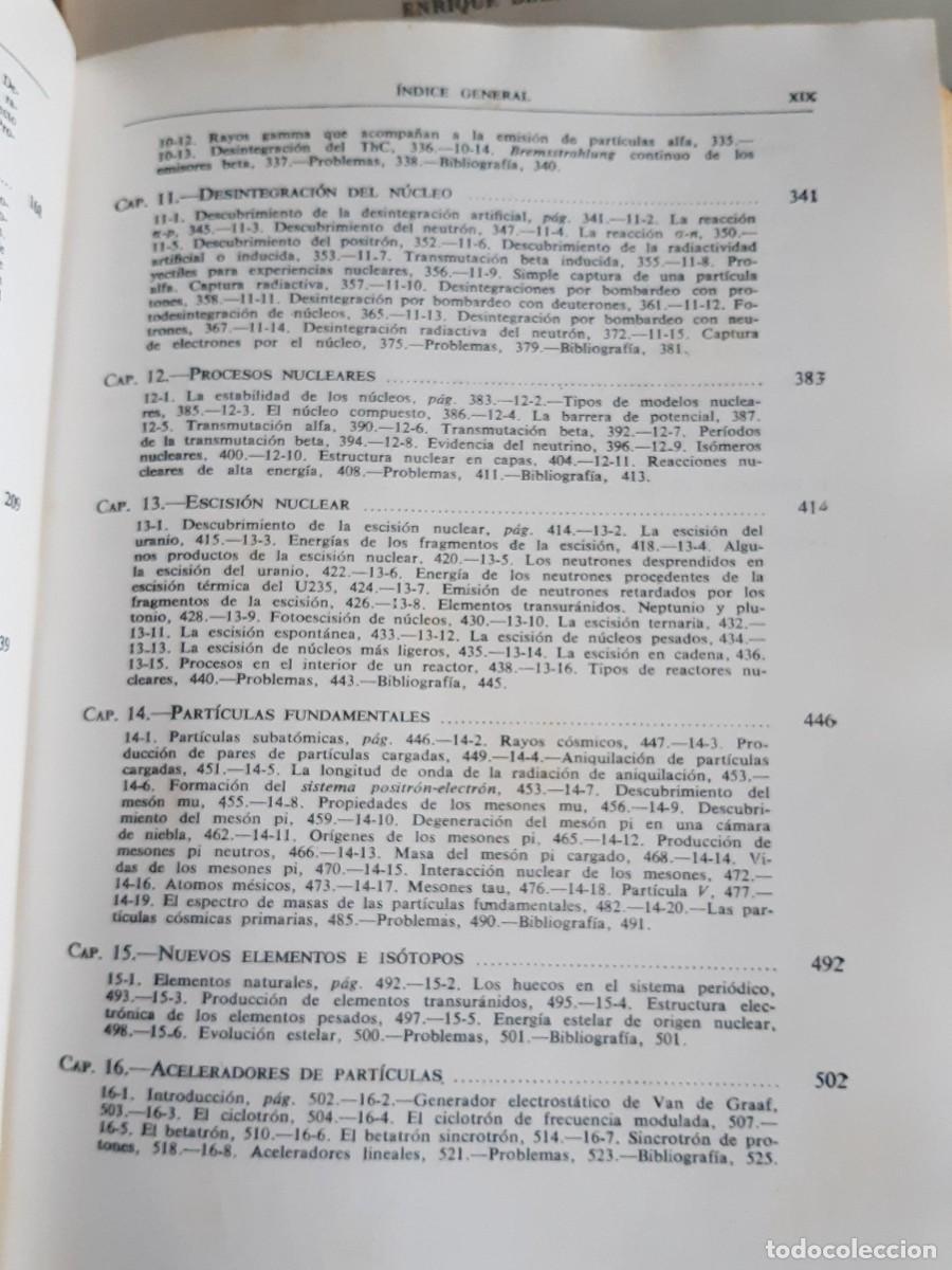 Libros de segunda mano de ciencias: FISICA ATOMICA Y NUCLEAR. SEMAT - Foto 3