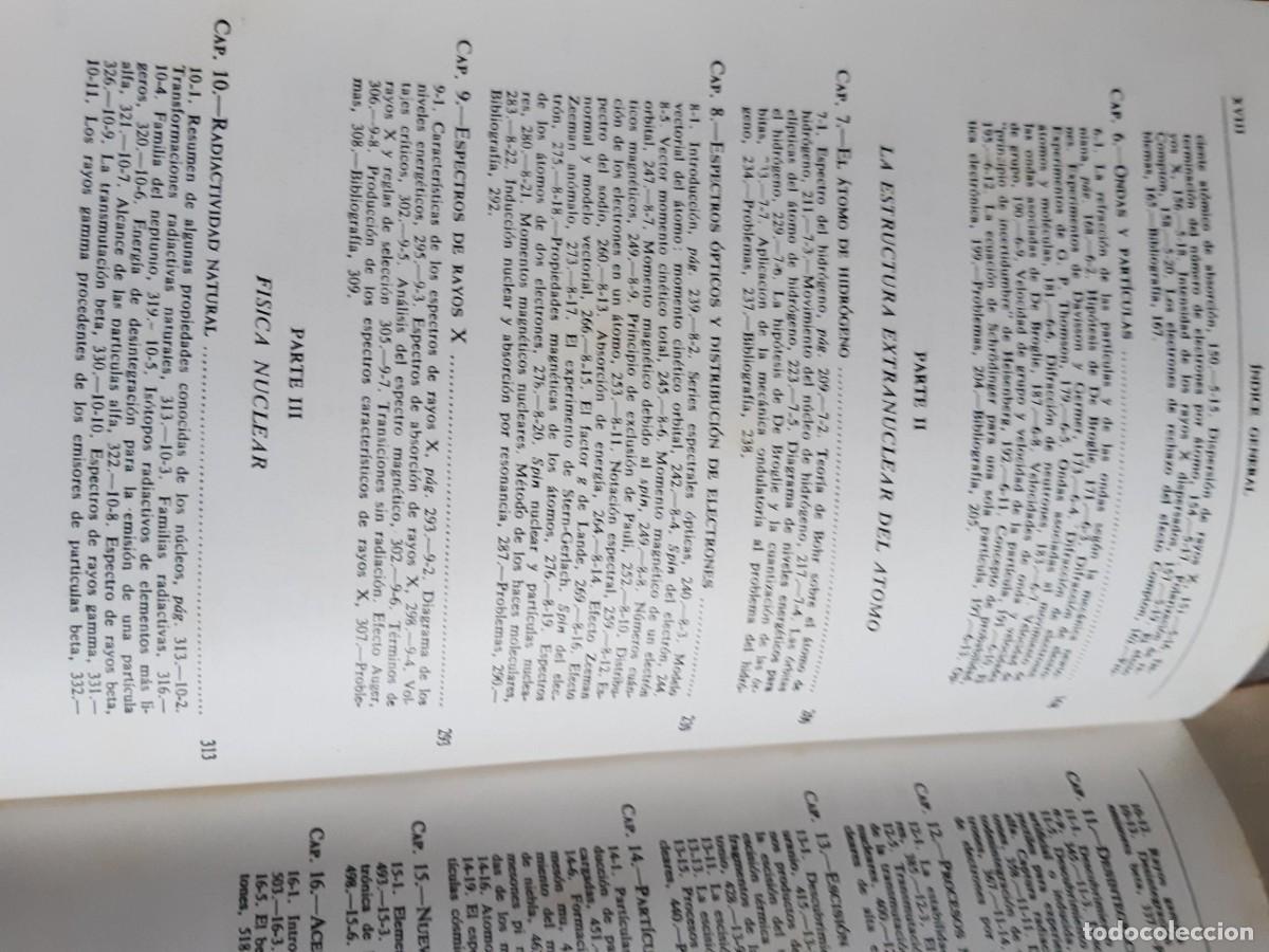 Libros de segunda mano de ciencias: FISICA ATOMICA Y NUCLEAR. SEMAT - Foto 4