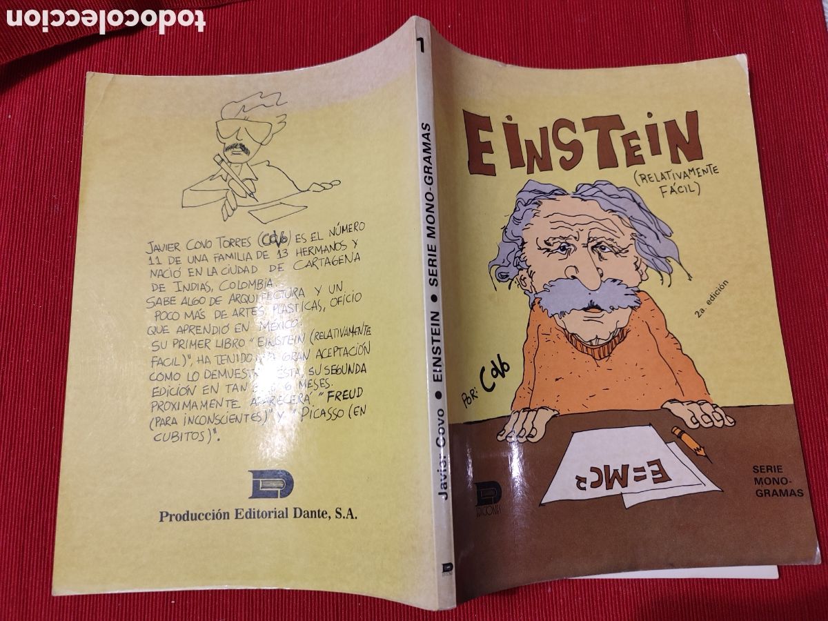 Libros de segunda mano de ciencias: EINSTEIN (Relativamente f&aacute;cil) 1985, autor COVO. - Foto 2