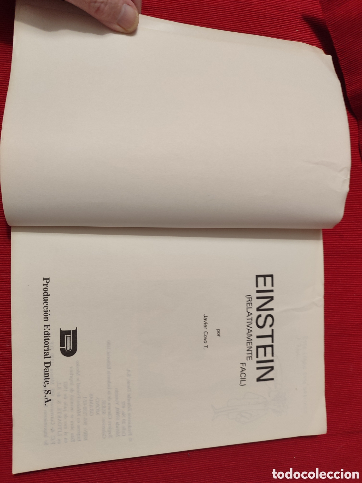Libros de segunda mano de ciencias: EINSTEIN (Relativamente f&aacute;cil) 1985, autor COVO. - Foto 3