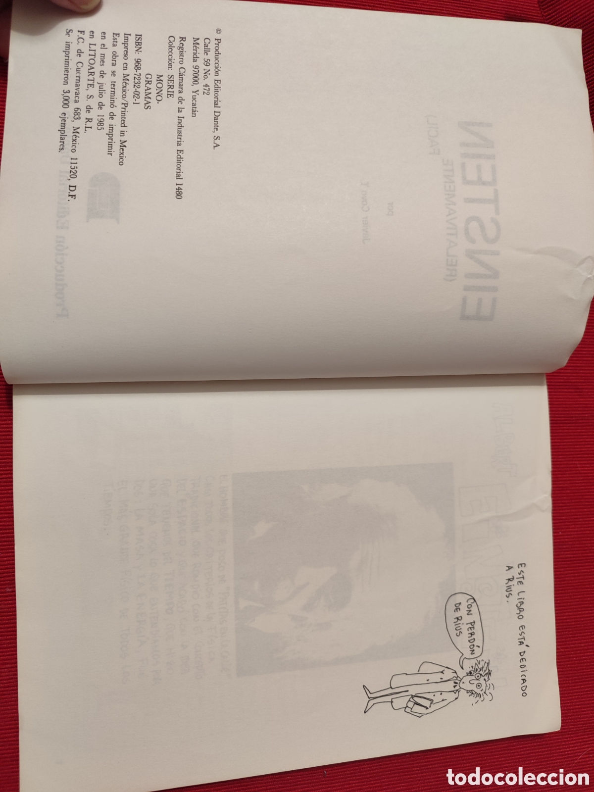 Libros de segunda mano de ciencias: EINSTEIN (Relativamente f&aacute;cil) 1985, autor COVO. - Foto 4