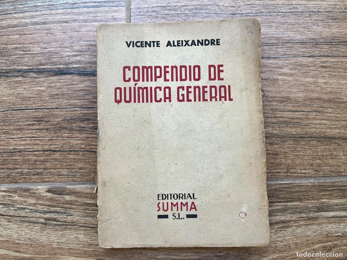 Libros de segunda mano de ciencias: Compendio de qu&iacute;mica general. V. Aleixandre / A. Mingarro - Foto 1