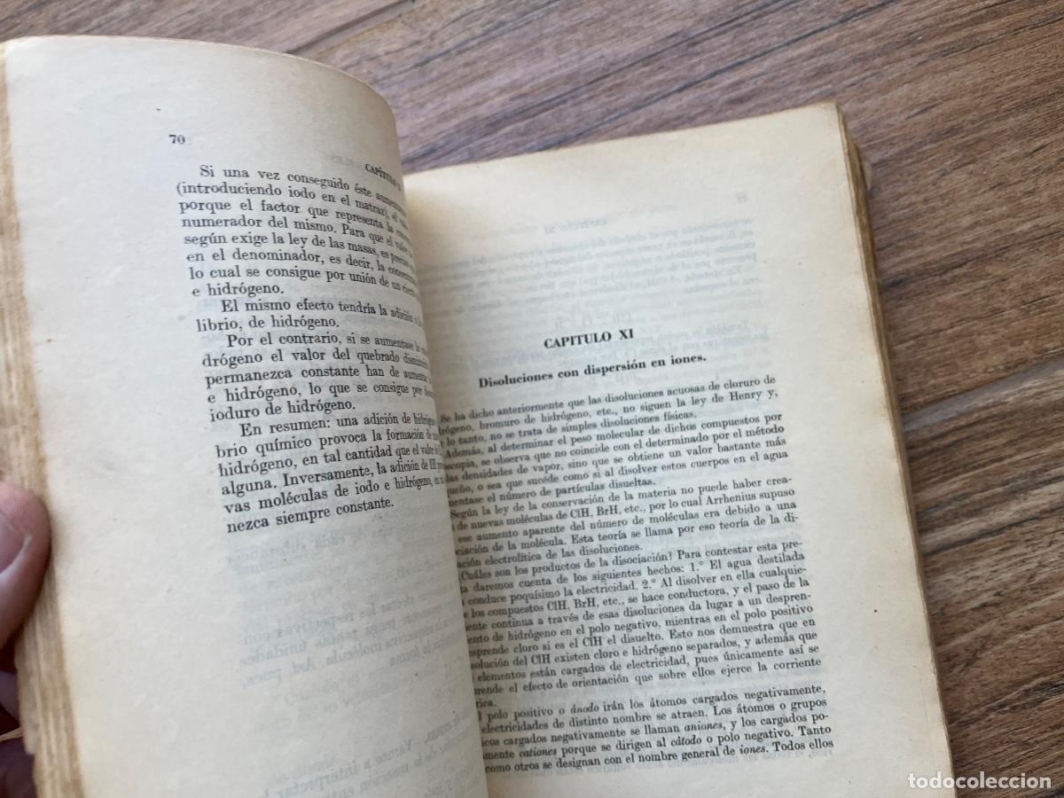 Libros de segunda mano de ciencias: Compendio de qu&iacute;mica general. V. Aleixandre / A. Mingarro - Foto 9