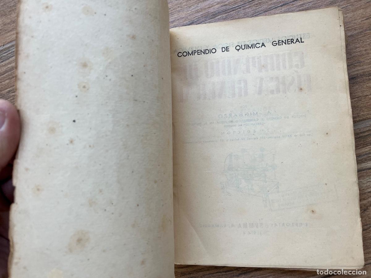 Libros de segunda mano de ciencias: Compendio de qu&iacute;mica general. V. Aleixandre / A. Mingarro - Foto 11