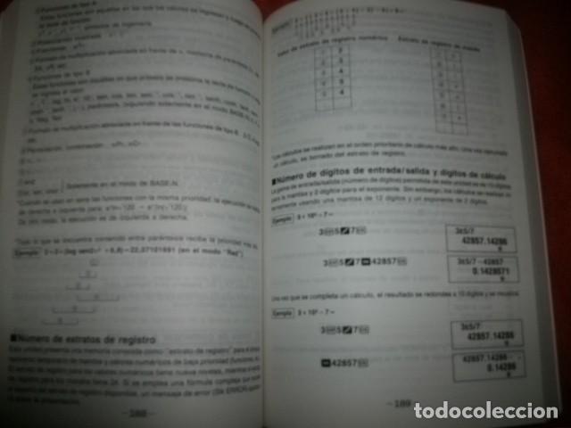 Libros de segunda mano de ciencias: MANUAL DEL PROPIETARIO CALCULADORA CASIO FX-4500P - Foto 2