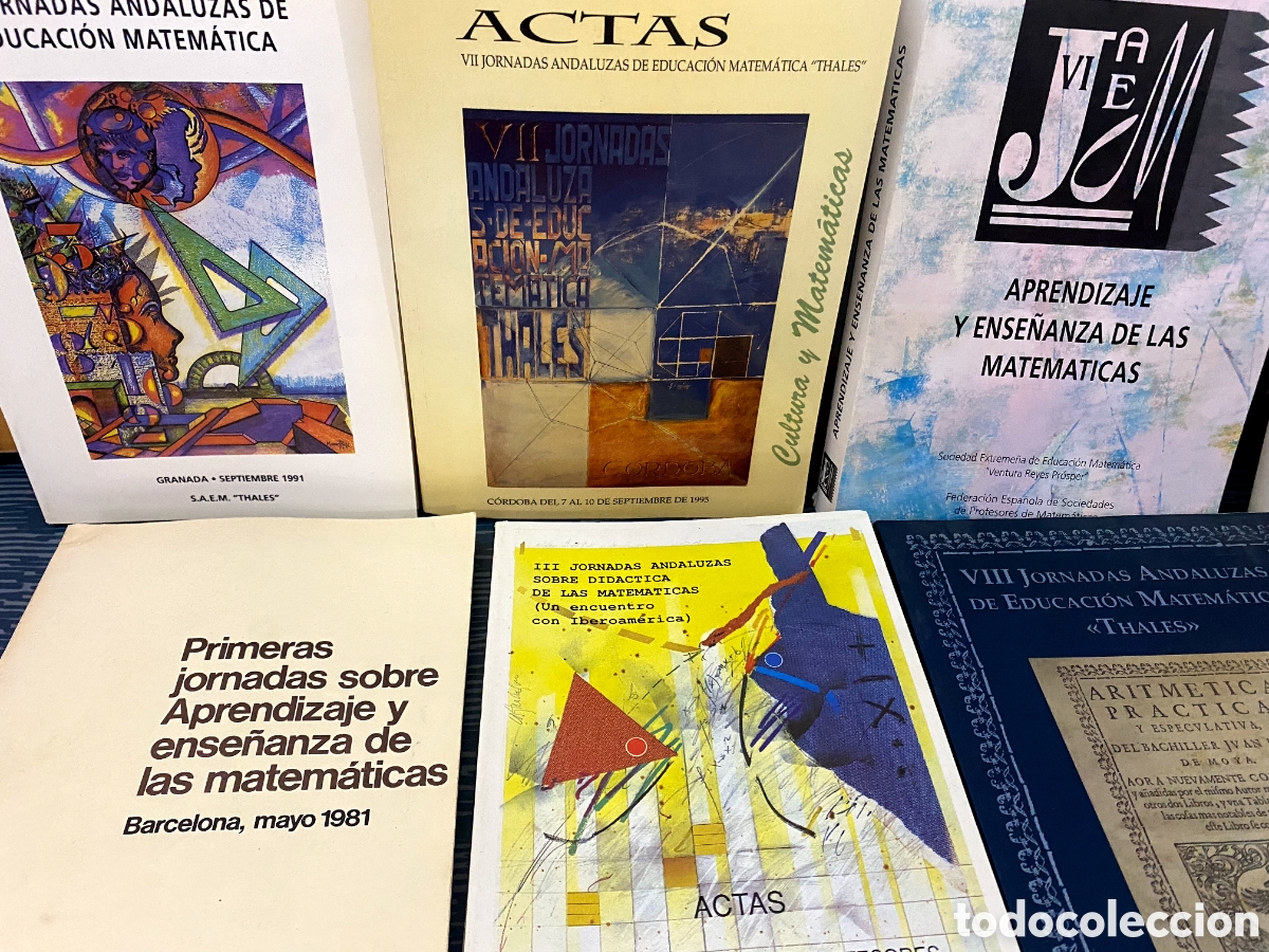Libros de segunda mano de ciencias: Lote de Libros Jornadas de Ense&ntilde;anza Matem&aacute;ticas - Foto 2