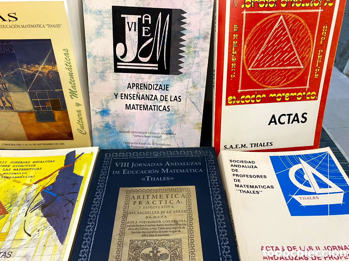 Libros de segunda mano de ciencias: Lote de Libros Jornadas de Ense&ntilde;anza Matem&aacute;ticas - Foto 3