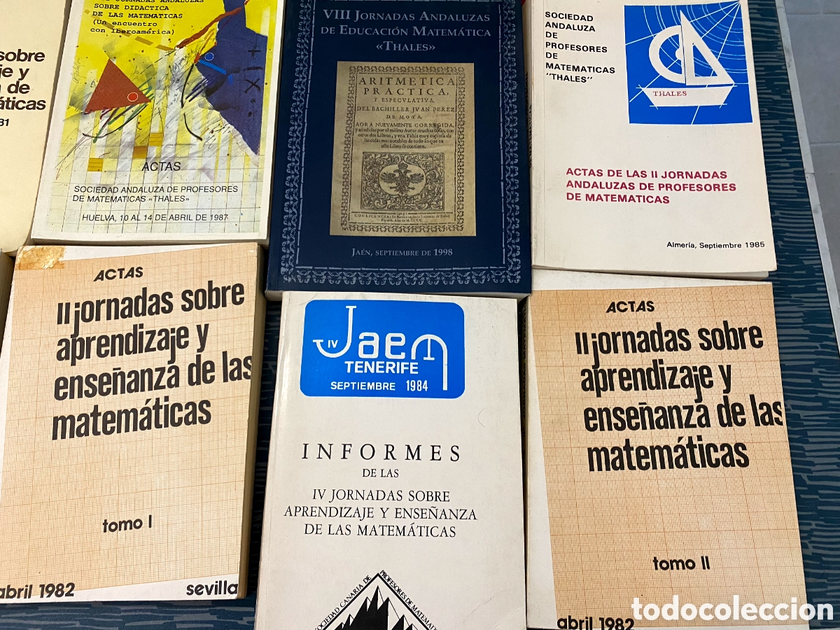 Libros de segunda mano de ciencias: Lote de Libros Jornadas de Ense&ntilde;anza Matem&aacute;ticas - Foto 4