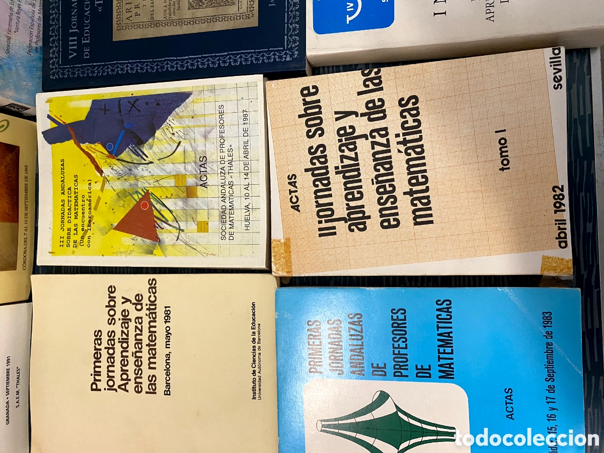 Libros de segunda mano de ciencias: Lote de Libros Jornadas de Ense&ntilde;anza Matem&aacute;ticas - Foto 5
