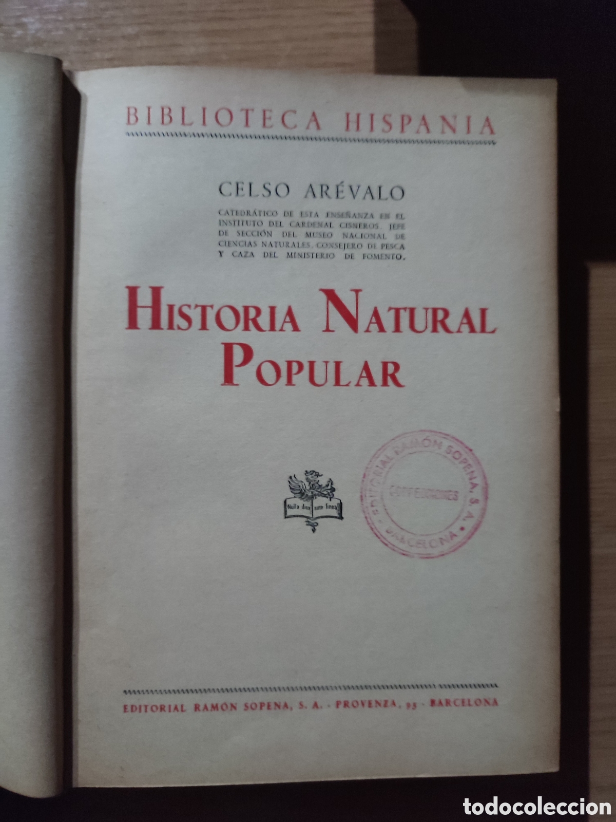 Libros de segunda mano: Historia Natura. Ed Sopena - Foto 3