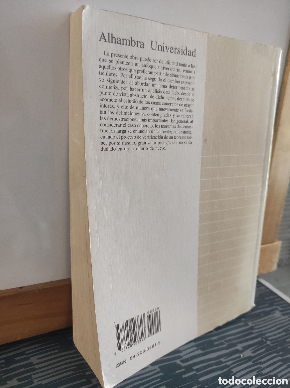 Libros de segunda mano de ciencias: Curso de &aacute;lgebra y geometr&iacute;a / Juan de Burgos - Foto 2