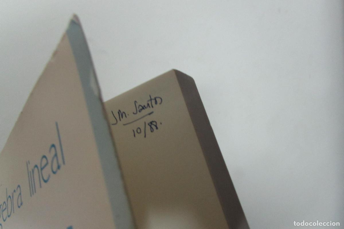 Libros de segunda mano de ciencias: Algebra Lineal - Daniel Hernandez Ruiperez - Foto 2