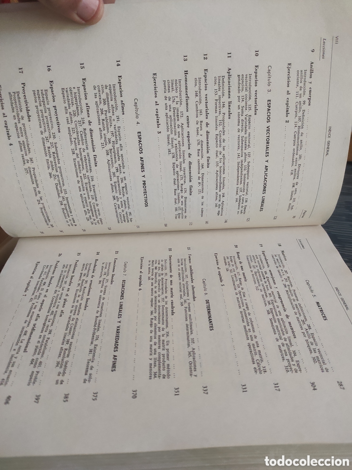 Libros de segunda mano de ciencias: Curso de &aacute;lgebra y geometr&iacute;a / Juan de Burgos - Foto 6