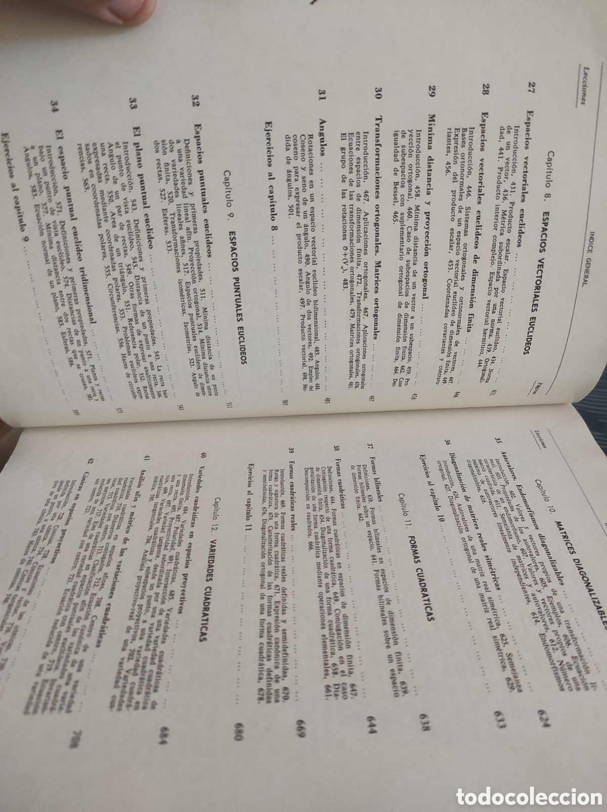Libros de segunda mano de ciencias: Curso de &aacute;lgebra y geometr&iacute;a / Juan de Burgos - Foto 7