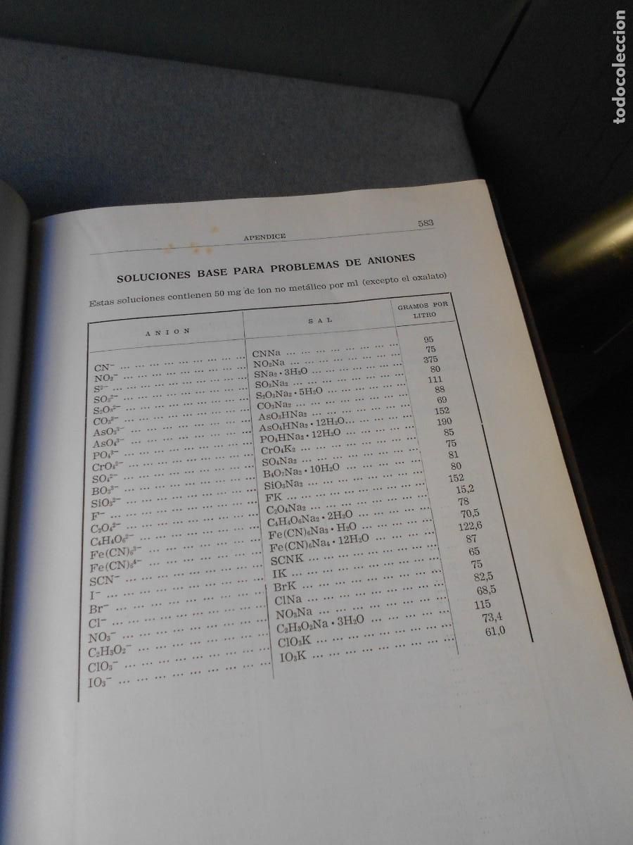 Libros de segunda mano de ciencias: QUIMICA ANALITICA CUALITATIVA - Foto 6