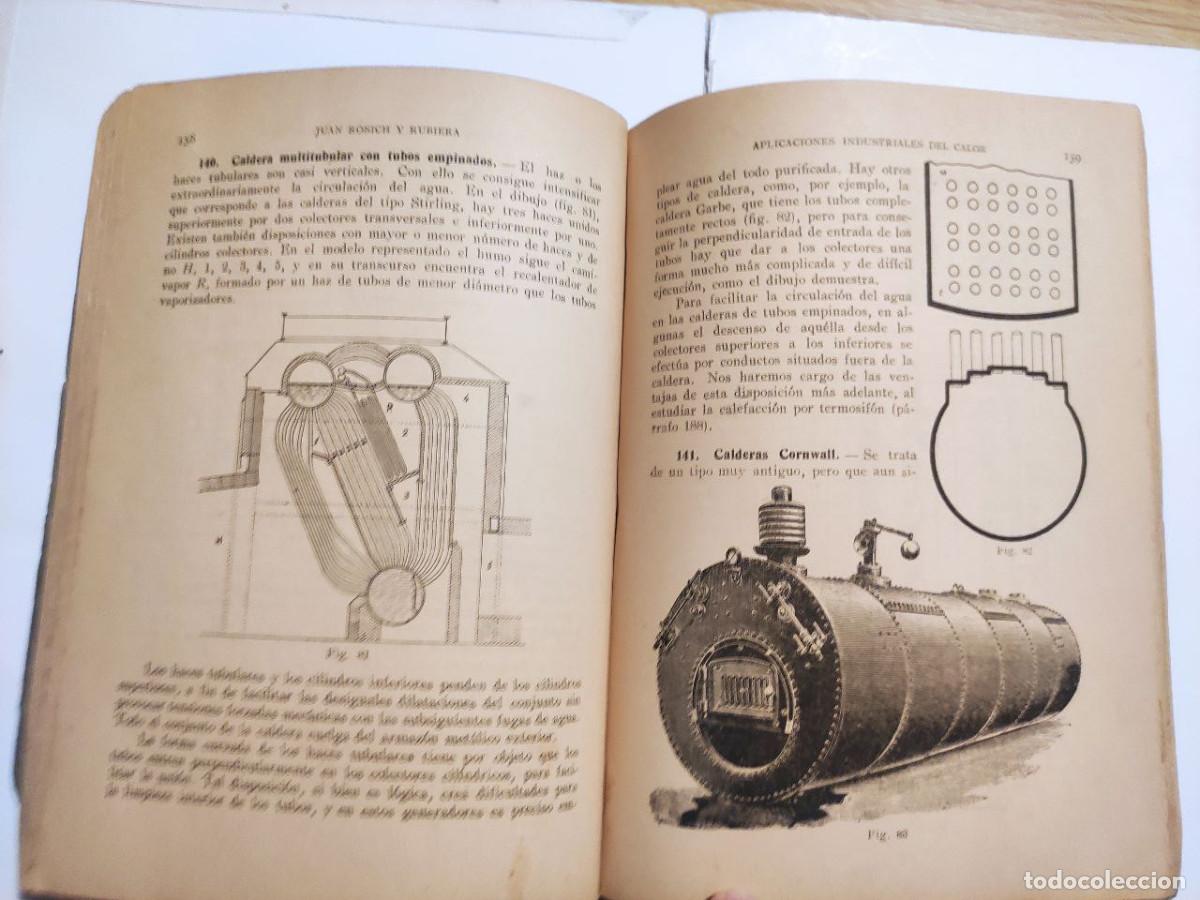 Libros de segunda mano de ciencias: Aplicaciones industriales del calor - J. Rosich - Foto 5
