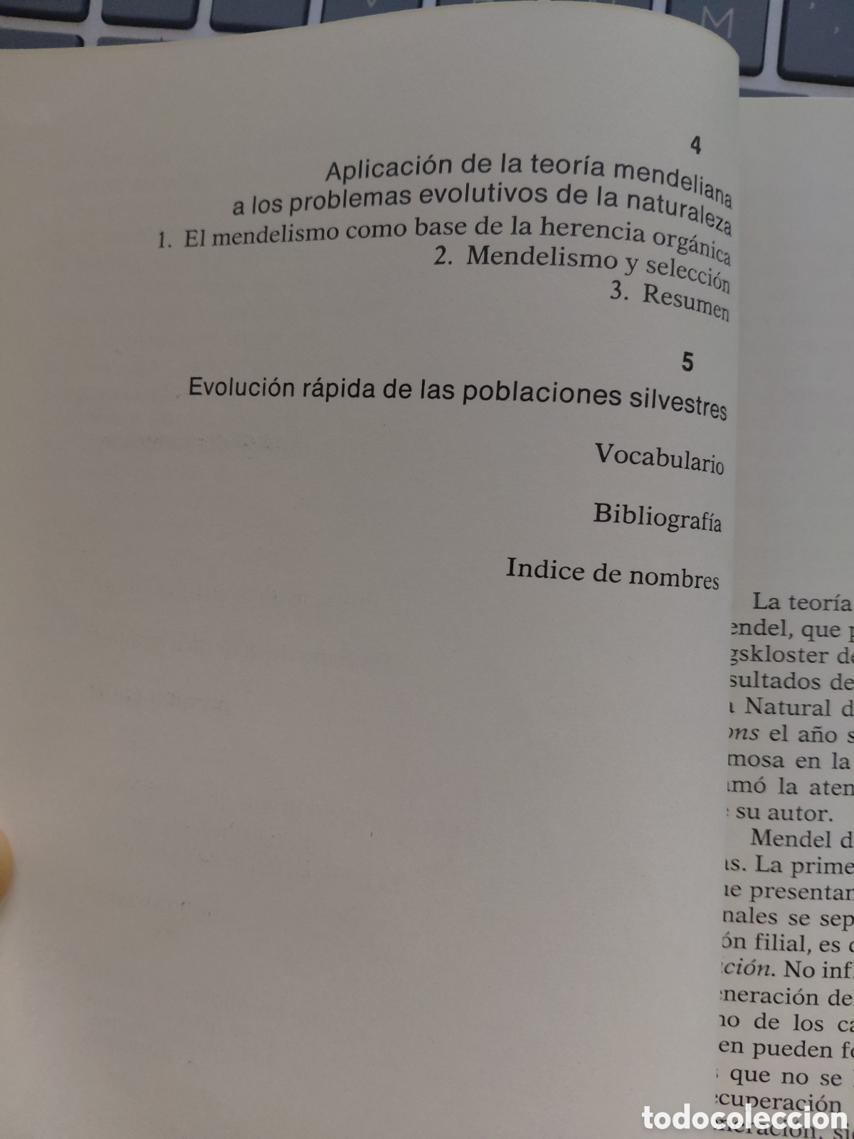 Libros de segunda mano: Mendelismo y evoluci&oacute;n, E, B. Ford - Foto 3